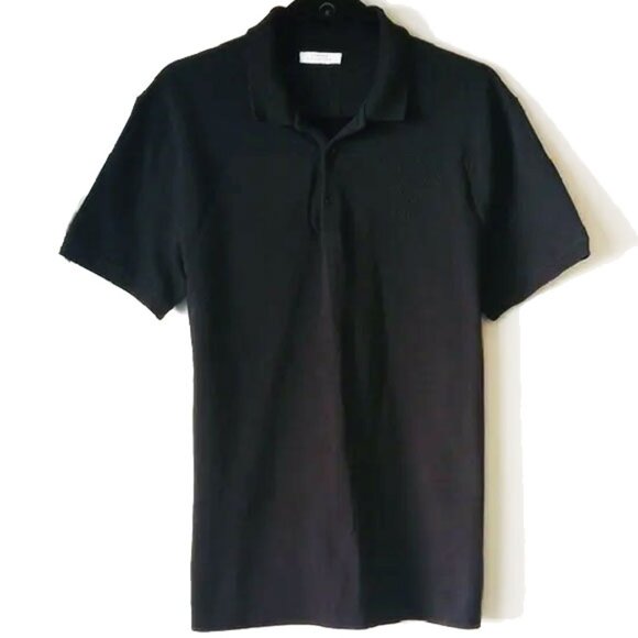Gianni Versace Collection 100% Cotton Polo XXL Black Embroidered Face - Picture 1 of 7
